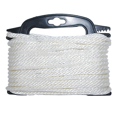 Attwood Braided Nylon Rope - 3/16" x 100' - White