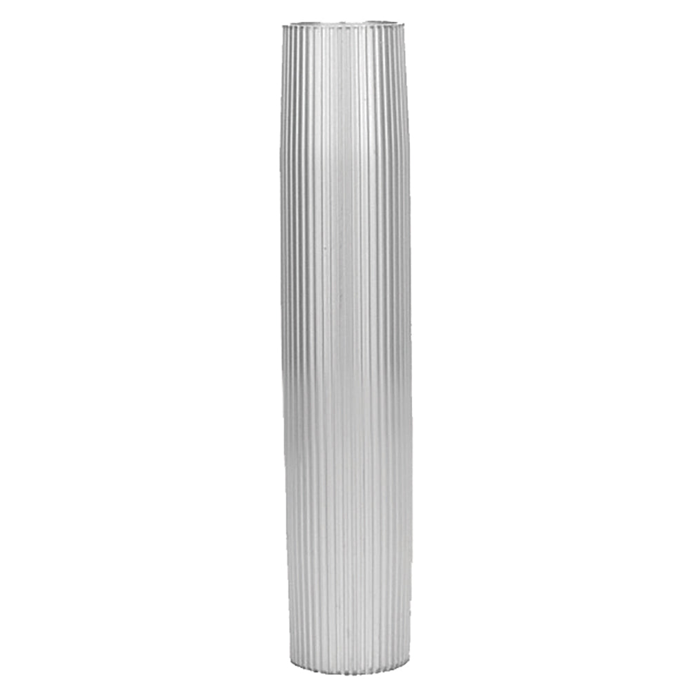 TACO Marine Z60-8266VEL26-2 TACO Aluminum Ribbed Table Pedestal - 2-3/8" O.D. - 26" Length