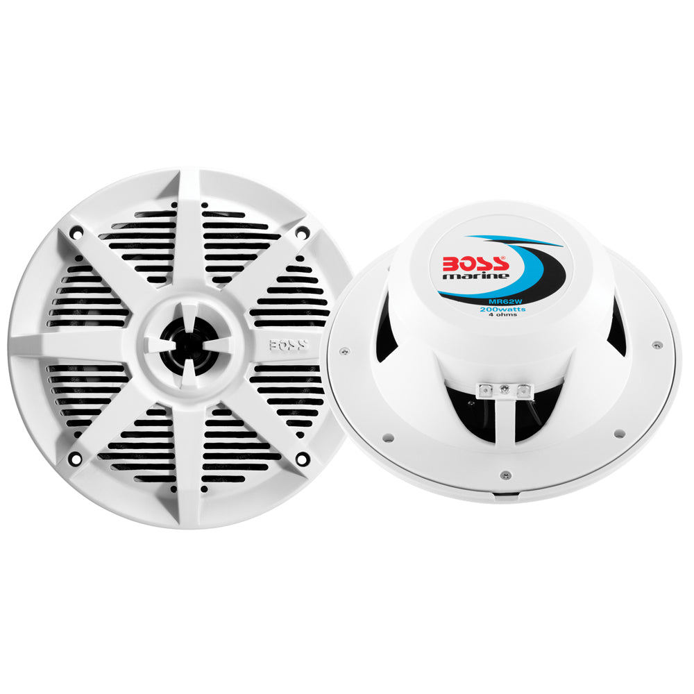 Boss Audio MR62W Boss Audio 6.5" MR62W Speaker - White - 200W