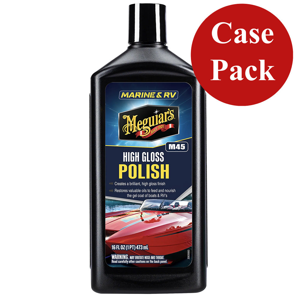 Meguiar's M4516CASE Meguiar's Boat/RV Polish &amp; Gloss Enhancer - *Case of 6*
