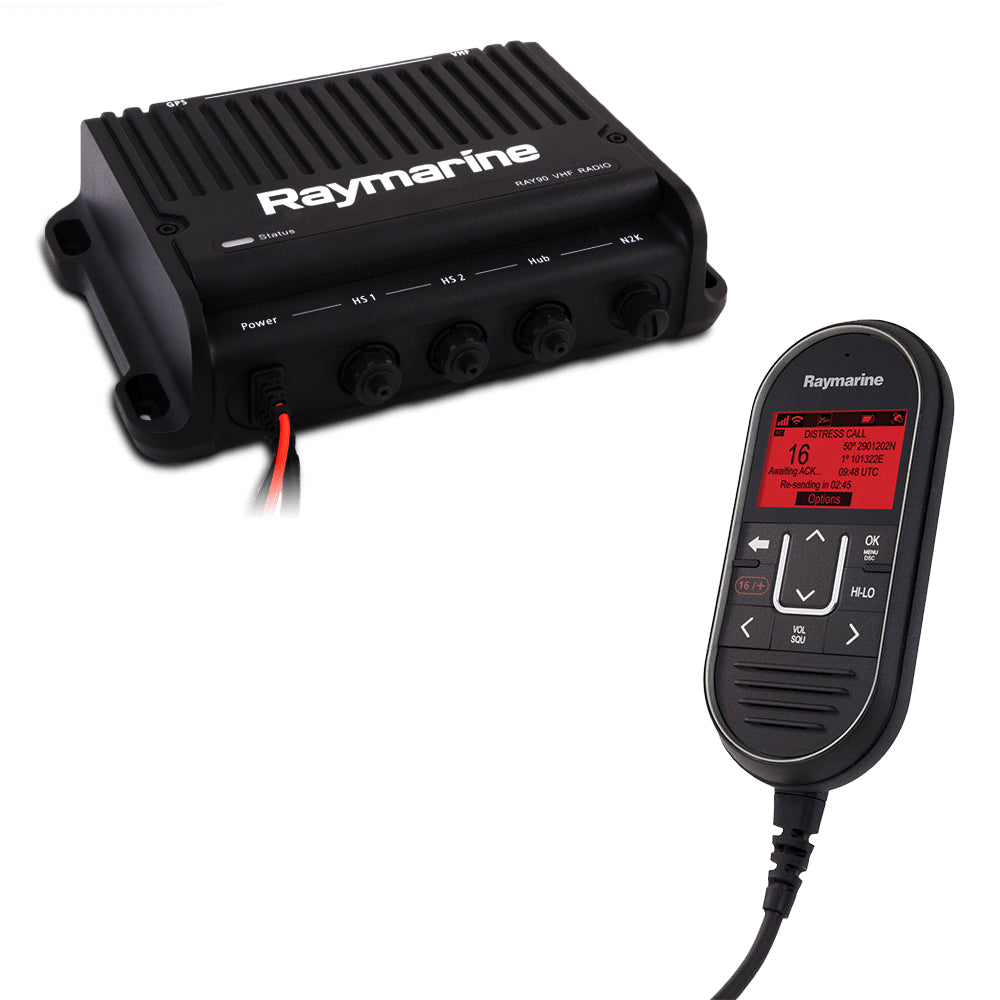 Raymarine E70493 Raymarine Ray91 Modular Dual-Station VHF Black Box Radio System w/AIS
