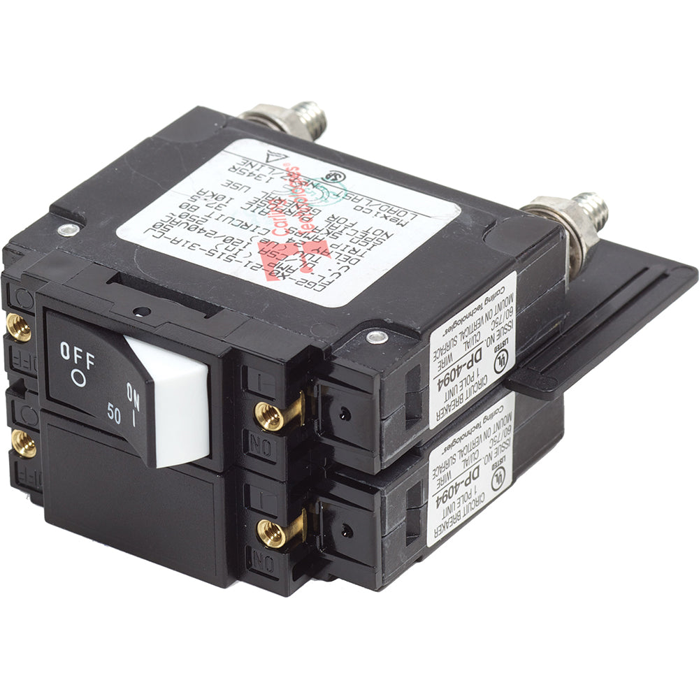 Blue Sea Systems 7467 Blue Sea 7467 UL-489 Circuit Breaker - 50A Raised Rocker