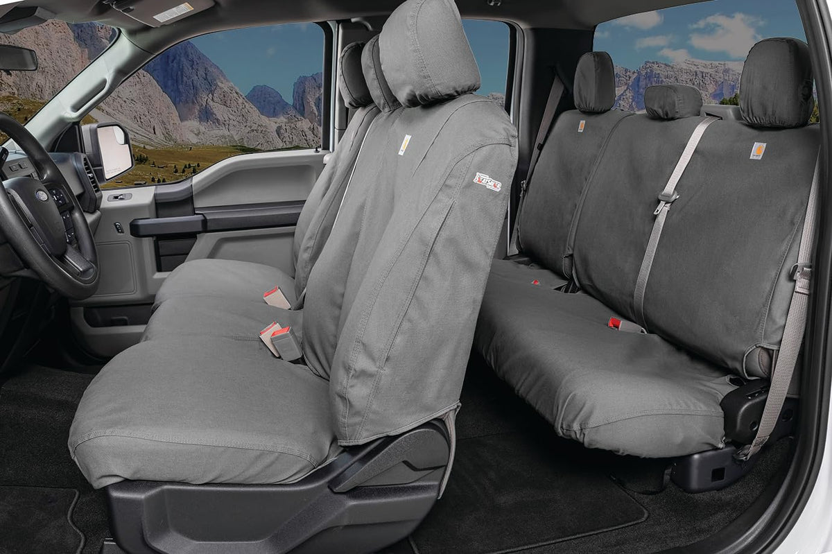 COVERCRAFT SS3477PCGY Covercraft Polycotton SeatSaver Custom Seat Covers