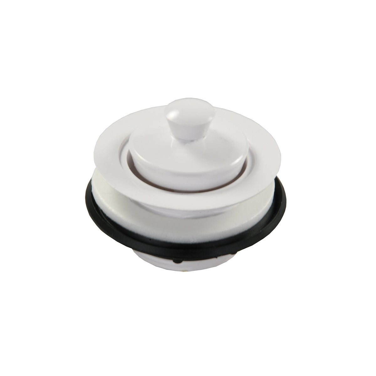 JR PRODUCTS 95095 JR Products 95095 Strainer with Pop-Up Stopper - White
