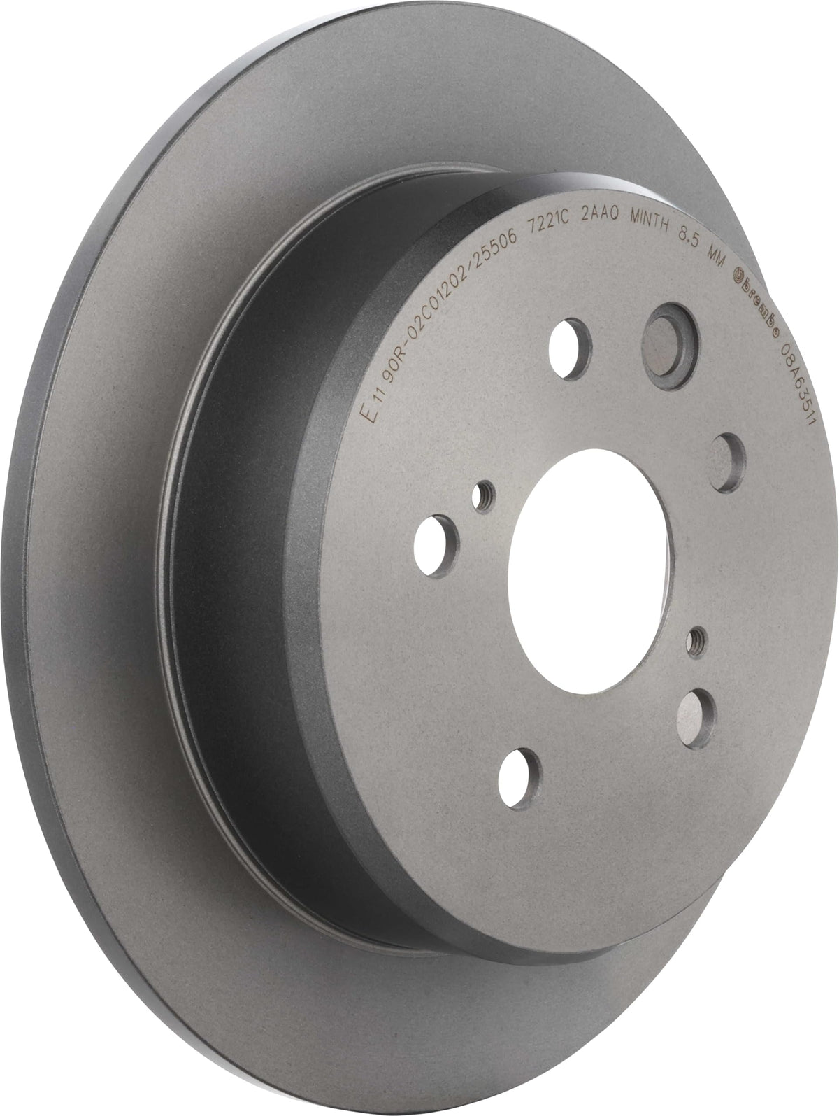 BREMBO 08A63511C02 Brembo 08.A635.11 UV Coated solid Rear Brake Rotor LEXUS/TOYOTA/TOYOTA (FAW) OE# 4243130280