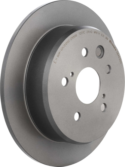BREMBO 08A63511C02 Brembo 08.A635.11 UV Coated solid Rear Brake Rotor LEXUS/TOYOTA/TOYOTA (FAW) OE# 4243130280