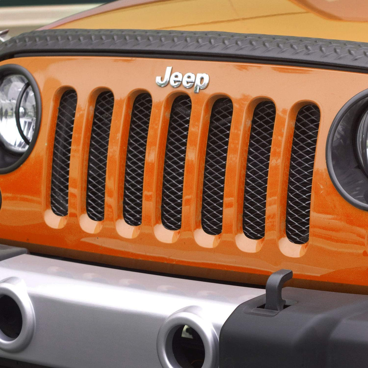 RUGGED RIDGE 11401.31 Rugged Ridge – Grille Insert, Mesh, Black – 11401.31 – Fits 2007-2018 Jeep Wrangler JK