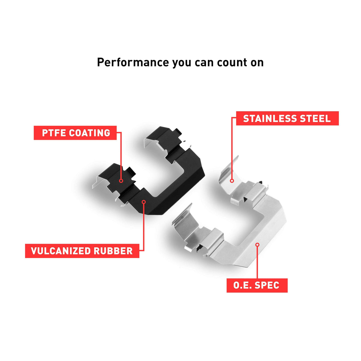 Dynamic Friction 1551-2306-01 DFC Rear 5000 Advanced Brake Pads
