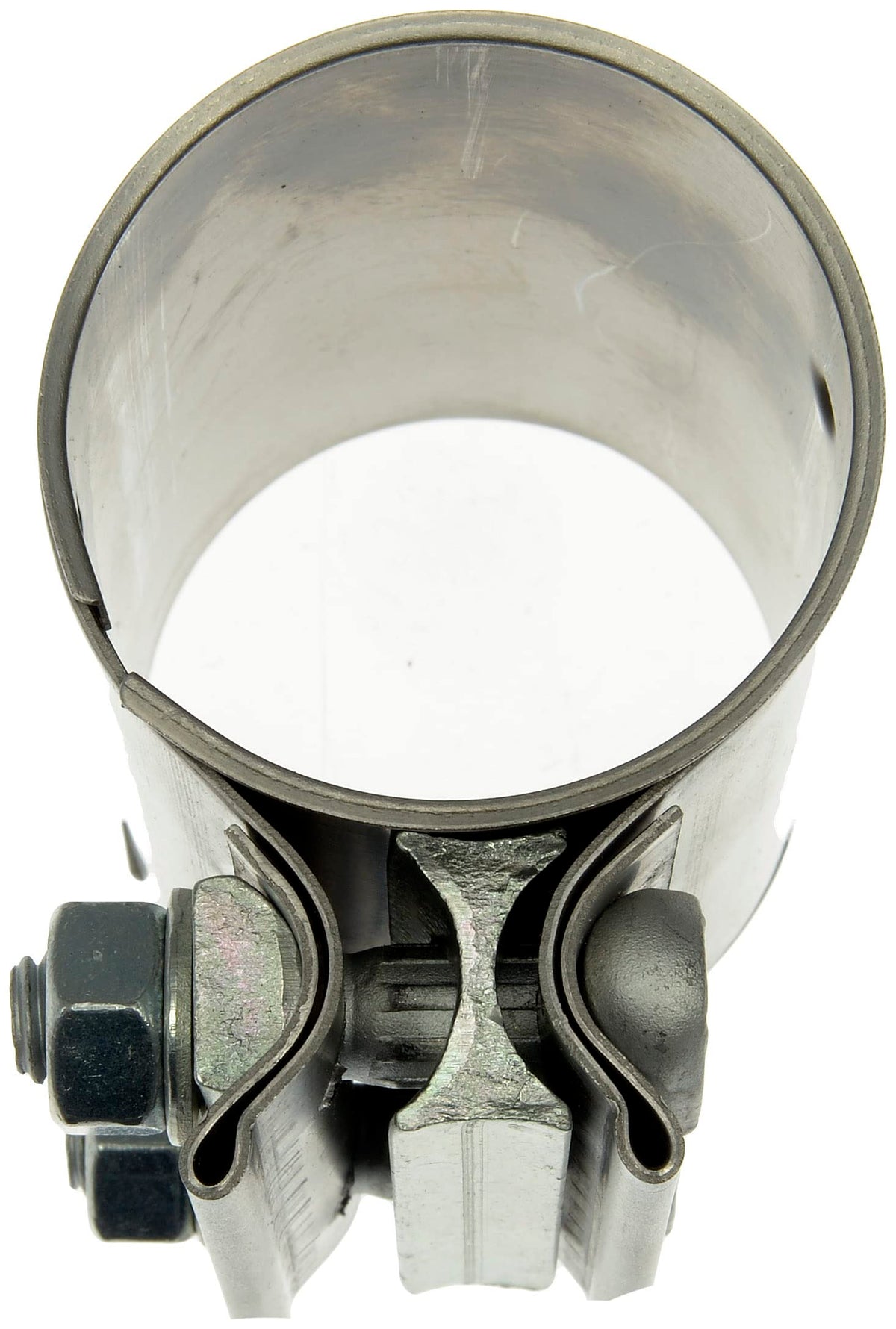 DORMAN 677-008 Dorman 677-008 Front Muffler Assembly to Rear Muffler Assembly Exhaust Muffler Clamp Compatible with Select Ford/Lincoln Models
