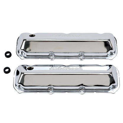 EDELBROCK 4463 Edelbrock 4463 Signature Series Chrome Valve Covers - Set of 2, multi, one size