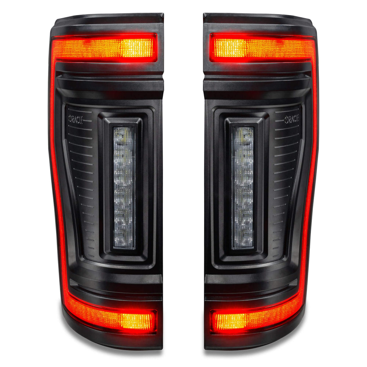 Oracle 5896-504-T Oracle Lighting - Black Series Flush Mount LED Tail Lights for 2017-2022 Ford F-250/350 Superduty - Tinted Lens