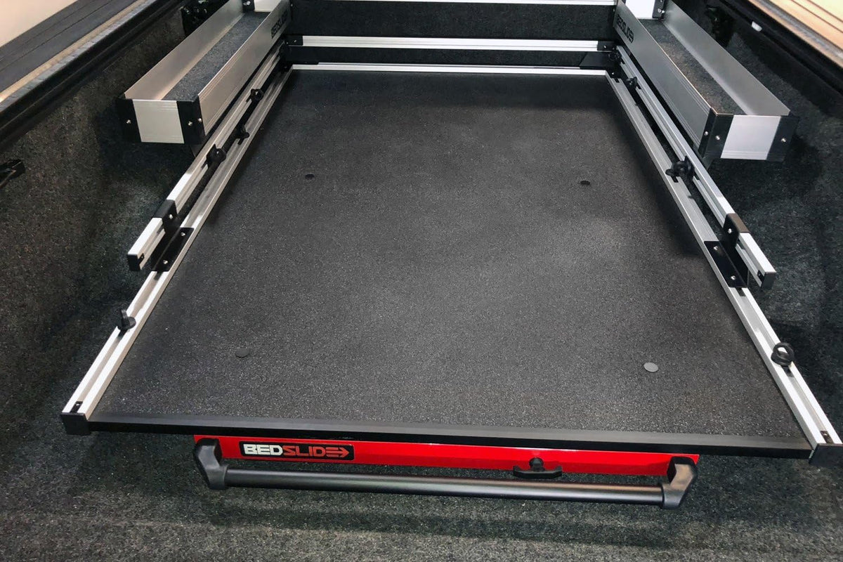 Bedslide 15-6848-CG Bedslide 1500 Contractor Sliding Truck Bed Organizer, 65 x 48-Inch, Capacity 1500 lbs., Truck Bed Storage Tray, Black