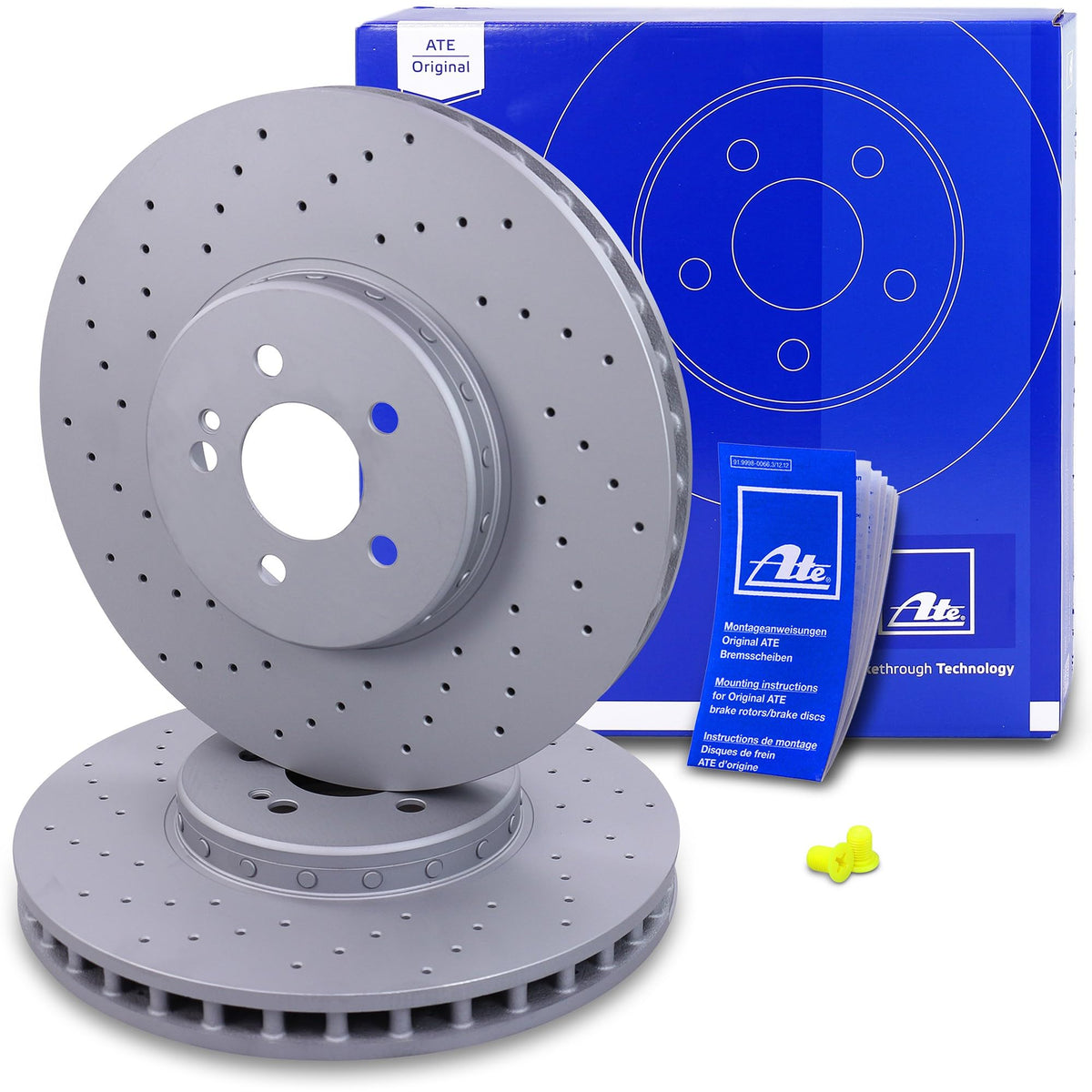 ATE 436134 Ate 436134 2-PC BRAKE DISC FRT 360X36MM O.E.M. ATE