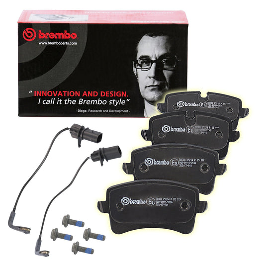 BREMBO P85119 Brembo P85119 Rear Disc Brake Pad - Set of 4