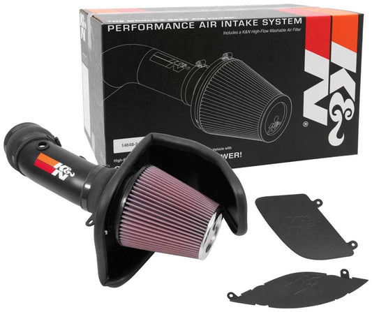 K&N FILTER 77-2588KTK K&N Cold Air Intake System: High-Flow Air Filter, Increase Performance & Towing: Compatible with 2017-2019 FORD: F250, F350, 77-2588KTK