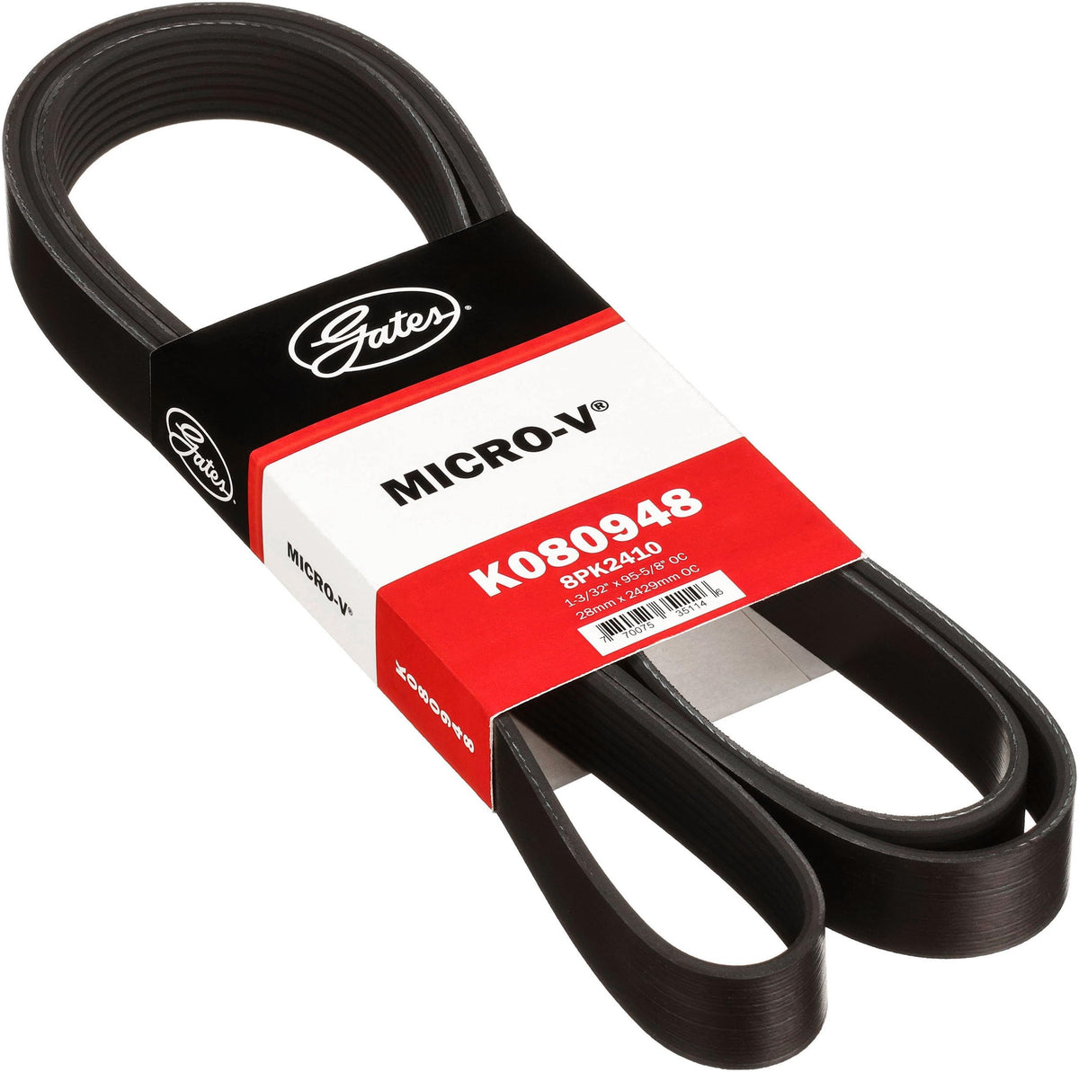 Gates K080948 Micro V Serpentine Drive Belt