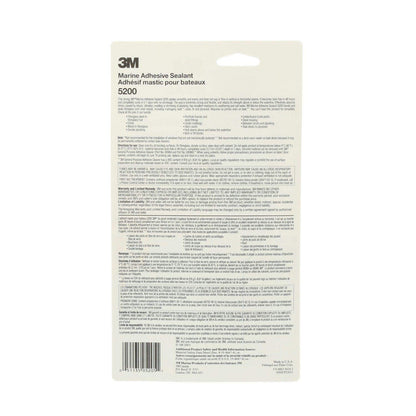 3M 05206 3M Marine Adhesive Sealant 5200, White, 1 oz Tube