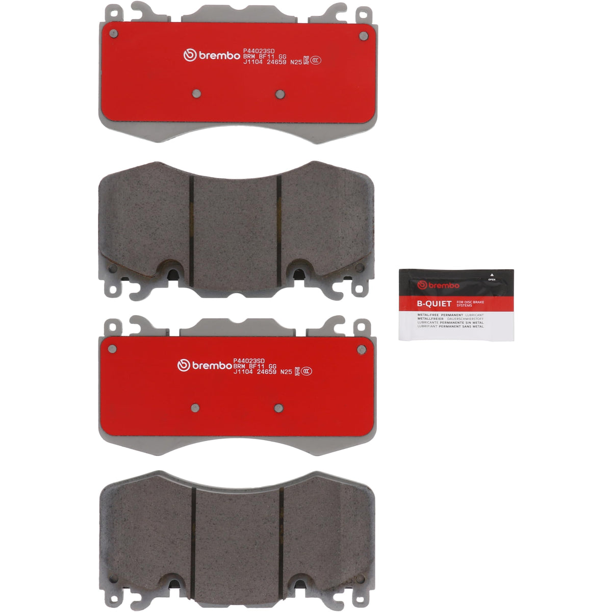 BREMBO P37017SD Brembo Disc Brake Pad Set Severe Duty P44023SD