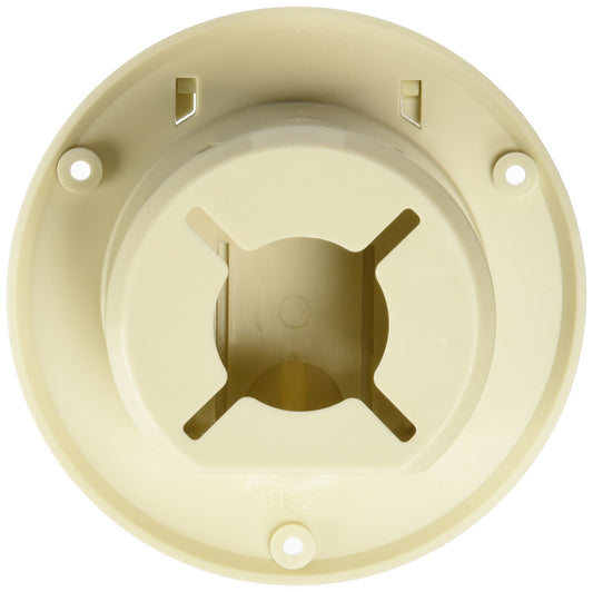 RV DESIGNER B122 RV Designer B122, Round Electrical Cable Hatch, Basic, Replaceable Lid, 4.3 inch Diameter, Colonial White