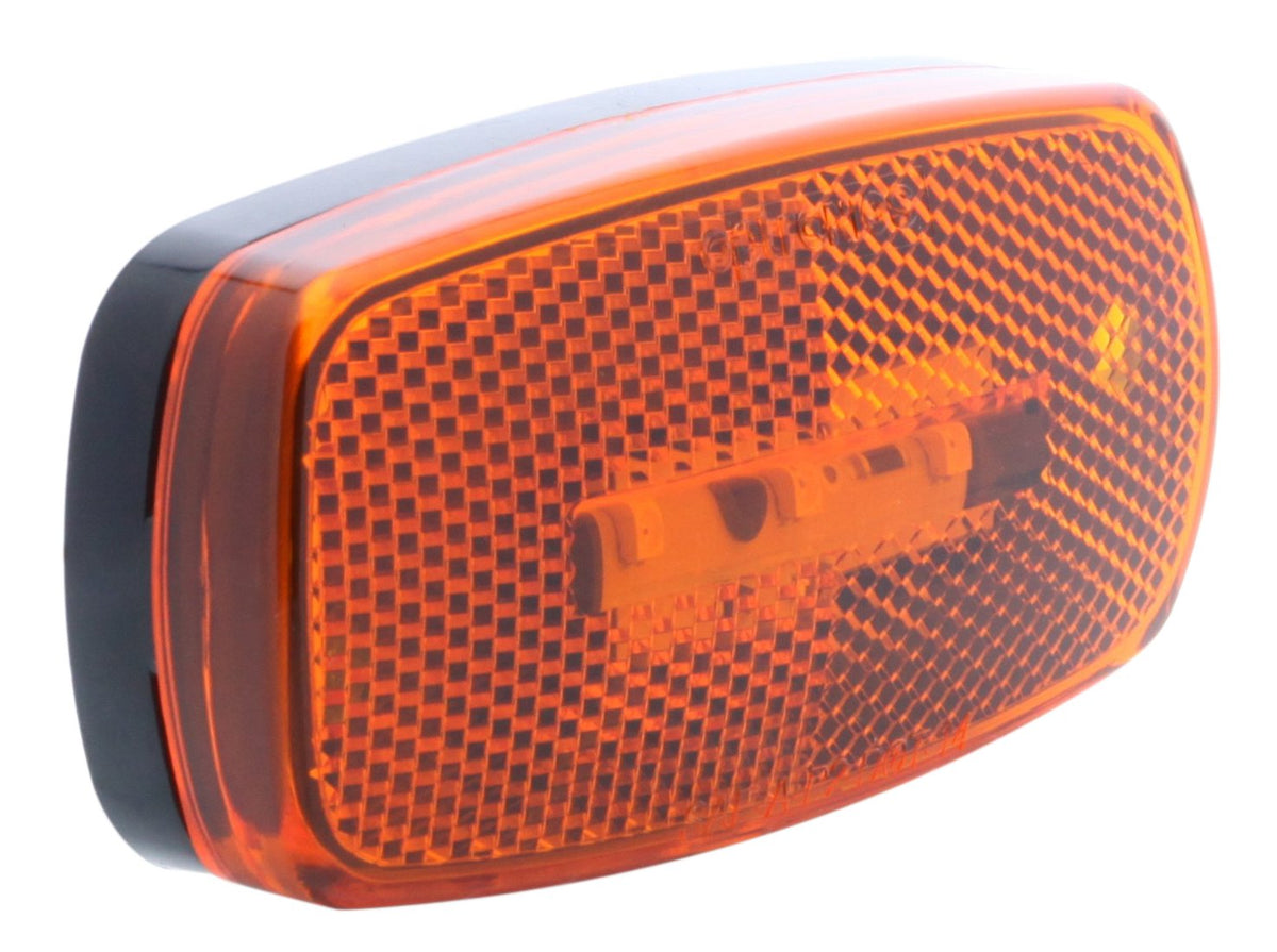 OPTRONICS MCL32ABBP Optronics MCL32ABBP LED MARK LIGHT;OVAL;BLK BSE;AMB;