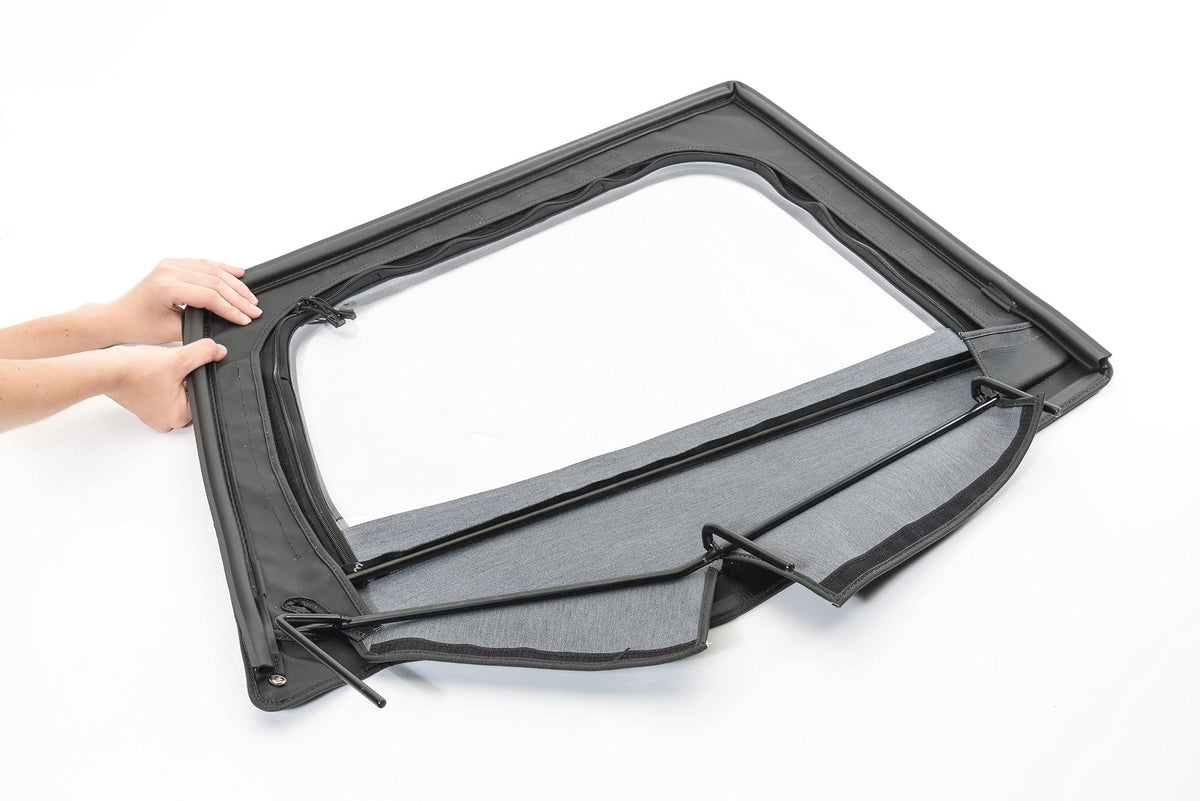 MASTERTOP 15422101 MasterTop 15422101 Soft Top UPPR DR FRMES PR 87-95 WRGLR