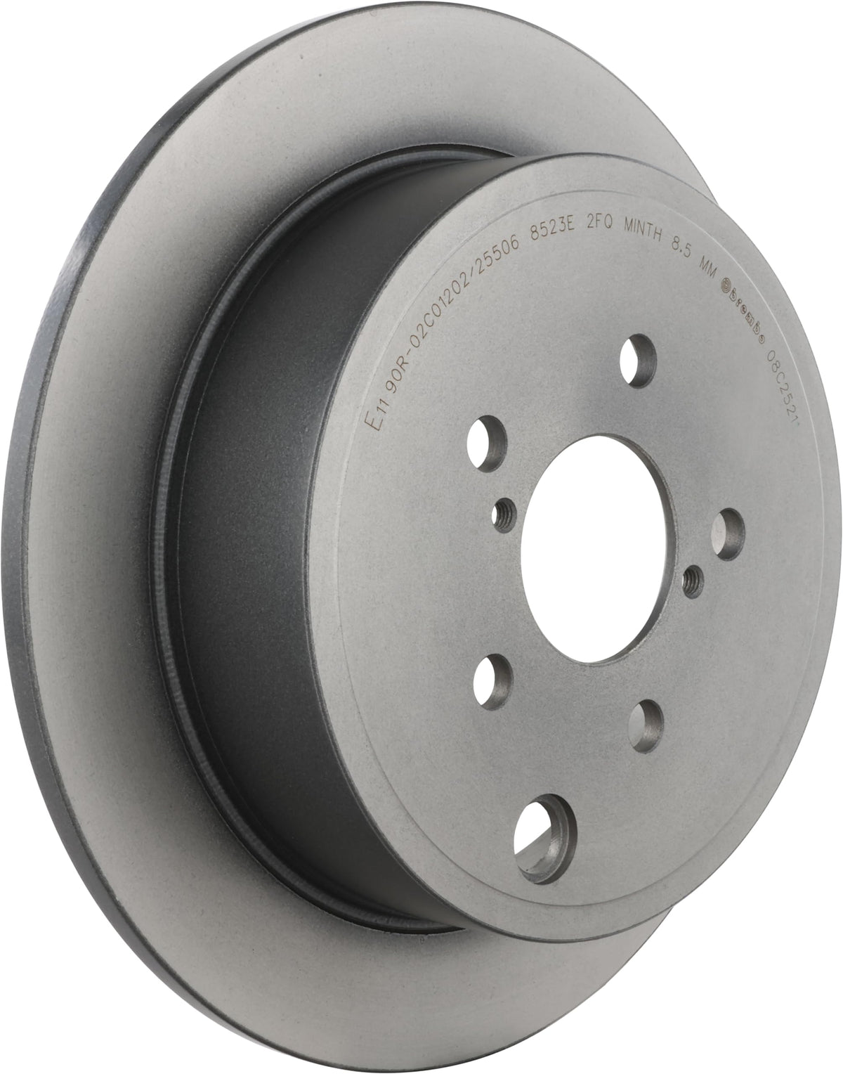 BREMBO 08C25211C02 Brembo 08.C252.11 UV Coated solid Rear Brake Rotor SUBARU/TOYOTA OE# 26700FG000