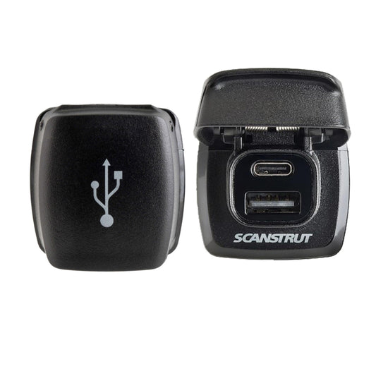 SCANSTRUT SC-USB-F1 Scanstrut SC-USB-F1 FLIP PRO FAST CHARGE DUAL USB SOCKE