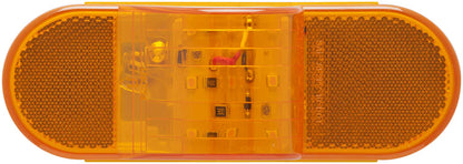 OPTRONICS STL75AB 10-LED 6IN. Yellow E2-Rated MID-Ship Turn Signal and Intermediate Marker Light