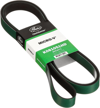 Gates K081051HD Genuine Automotive V-Ribbed Belt (Heavy Duty