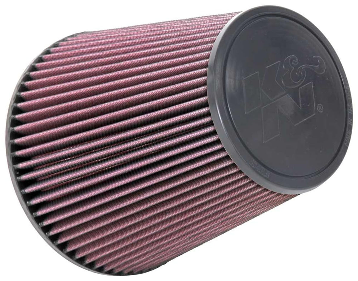K&N FILTER RU-1044 K&N High-Flow Original Lifetime Universal Clamp-On Air Filter: High Performance, Premium, Washable: Flange Diameter: 6 In, Filter Height: 8 In, Flange Length: 0.625 In, Shape: Round Tapered, RU-1044