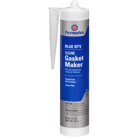 PERMATEX 80628 Permatex 80628 Sensor-Safe Blue RTV Silicone Gasket Maker, 12.9 oz.