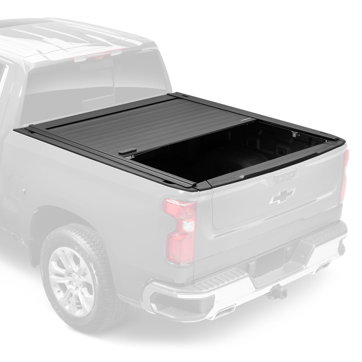 RETRAX 80471 RealTruck Retrax RetraxPRO MX Retractable Truck Bed Tonneau Cover | 80471 | Fits 2014 - 2018, 2019 Ltd/Lgcy Chevy/GMC Silverado/Sierra 1500, 2015-19 2500/3500, wide rail option 5' 9" Bed (69.3")