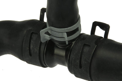 URO Parts 95510632350-PRM Cooling Hose, With metal hose connector vs OE