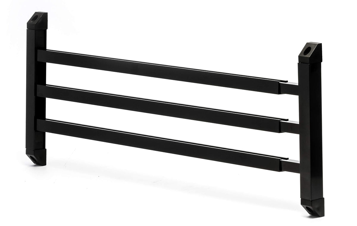 CAMCO 43976 Camco 43976 RV Screen Door Push Bar, Black - Adds Strength and Stability to Your Screen Door - Prevents Torn Screens