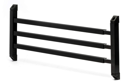 CAMCO 43976 Camco 43976 RV Screen Door Push Bar, Black - Adds Strength and Stability to Your Screen Door - Prevents Torn Screens