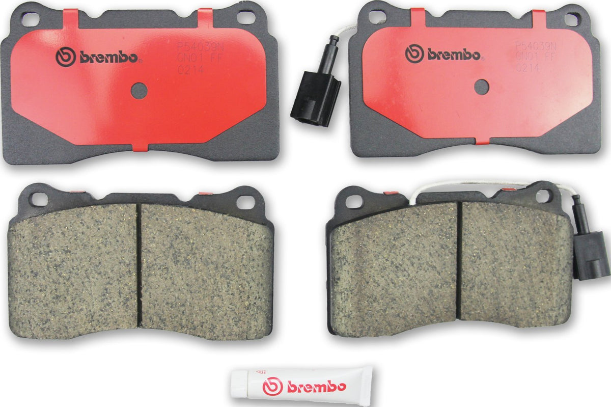 BREMBO P54039N Brembo P54039N Premium Ceramic Front Disc Brake Pad Set DODGE/HOLDEN/MITSUBISHI/SUBARU OE# 26296FE100