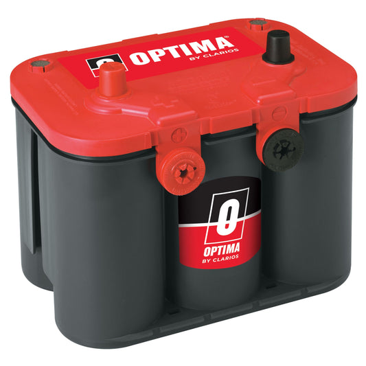 Optima 8004-003 OPTIMA Batteries High Performance 34/78 RedTop Sealed AGM Car, Truck, and SUV Starting Battery, 800 CCA, Dual SAE and GM Terminals, Maintenance Free, Versitile Mounting