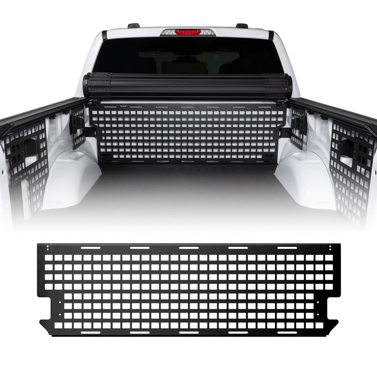Putco 195103 Putco Truck Bed Front Bulk Head MOLLE Panel - Fits 2015-2027 Ford F150 / Raptor 2015-2027 5'7'' Bed