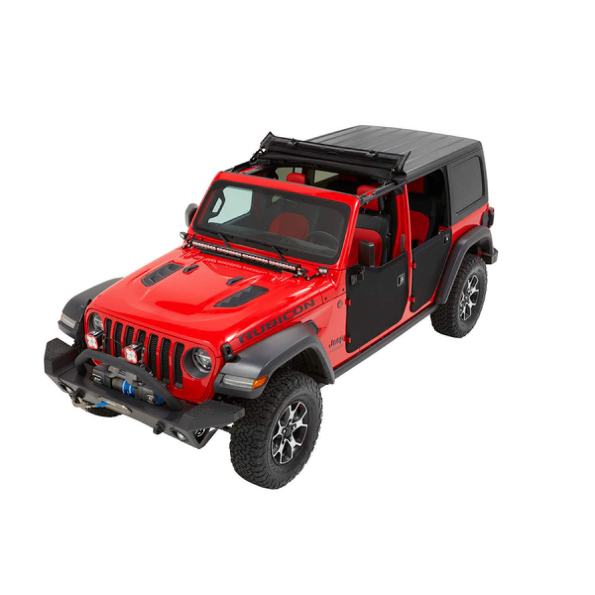 BESTOP 51750-35 Bestop Full Fabric Doors Black Diamond 5175035 for Jeep JL & JT 2018-2027