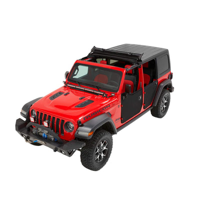 BESTOP 51751-17 Bestop Full Fabric Doors Black Twill 5175117 for Jeep JL & JT 2018-2027