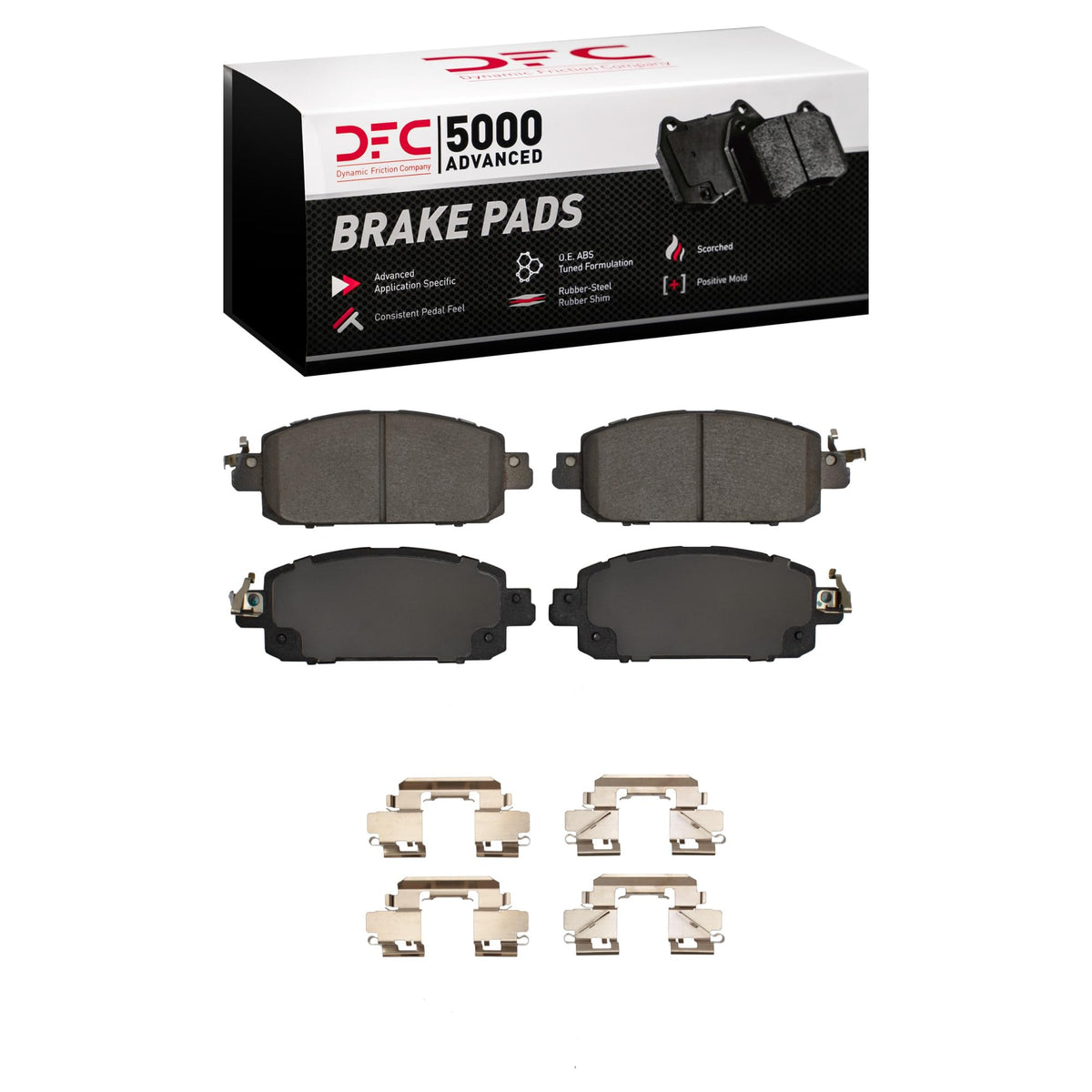 Dynamic Friction 1551-2310-01 ADVANCED BRAKE PADS-CERAMIC AND HAR