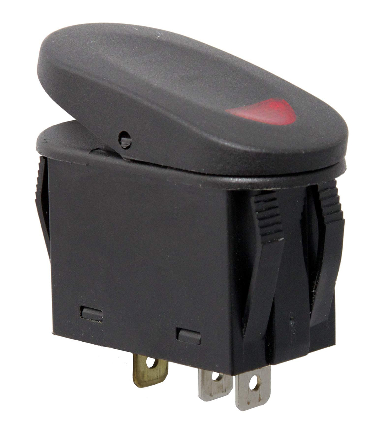 RUGGED RIDGE 17235.02 Rugged Ridge Rocker Switch | Thermoplastic Olefin (TPO), Black/Red | 17235.02 | Fits zNONE