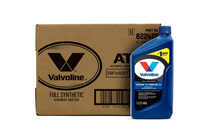 VALVOLINE 822405 Valvoline DEXRON VI/MERCON LV (ATF) Full Synthetic Automatic Transmission Fluid 1 QT, Case of 6