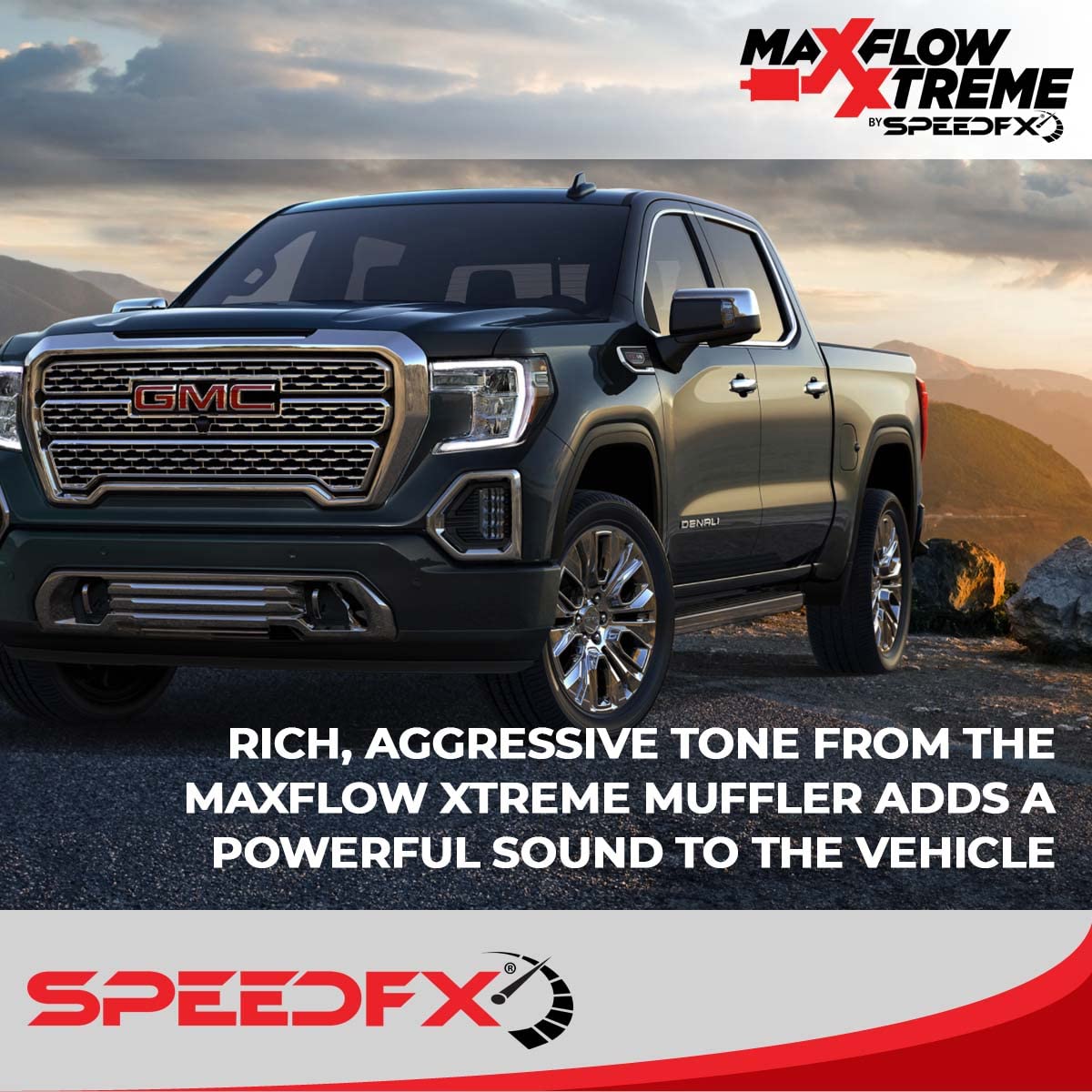 SPEEDFX 50102 MaxFlow Xtreme Cat Back Performance Exhaust System Silverado/Sierra 1500 2019, New Model & 2020-2021