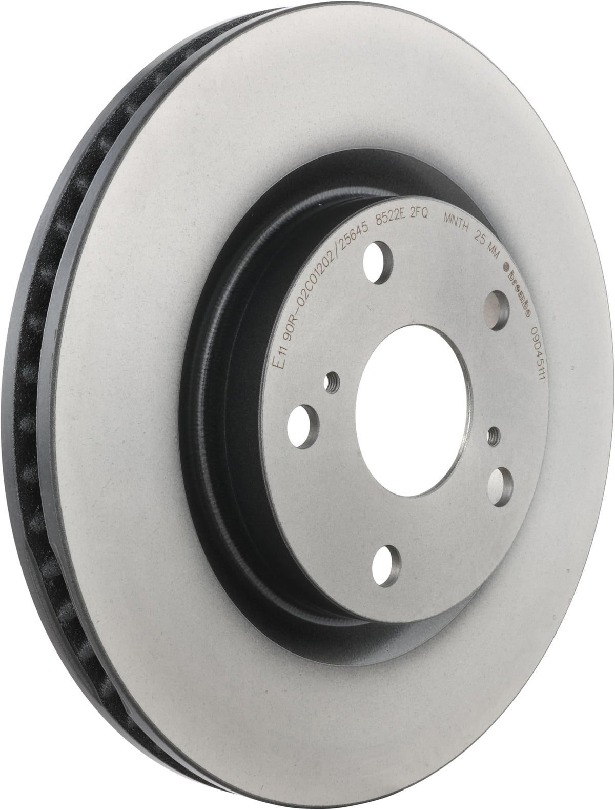 BREMBO 09D45111C02 Brembo 09.D451.11 UV Coated vented Front Brake Rotor TOYOTA/TOYOTA (GAC) OE# 4351206150