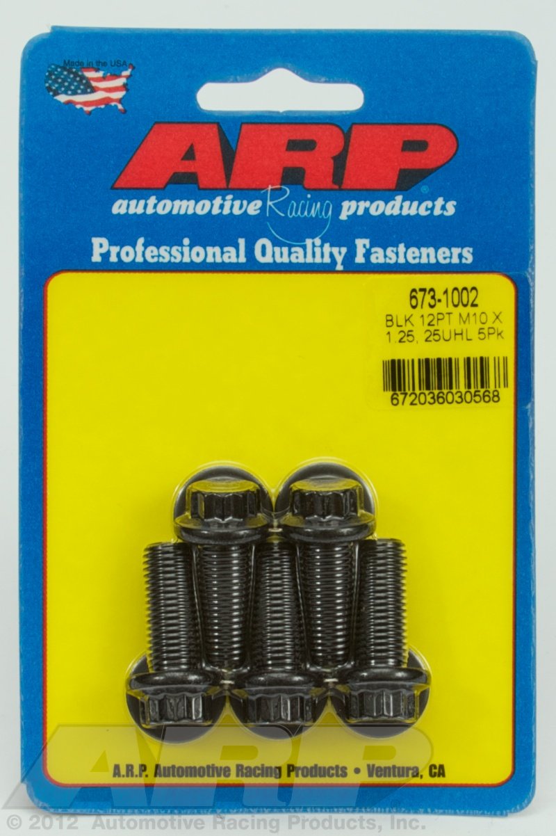 ARP 673-1002 Arp 673-1002 M10 X 1.25 X 25 12PT BLK