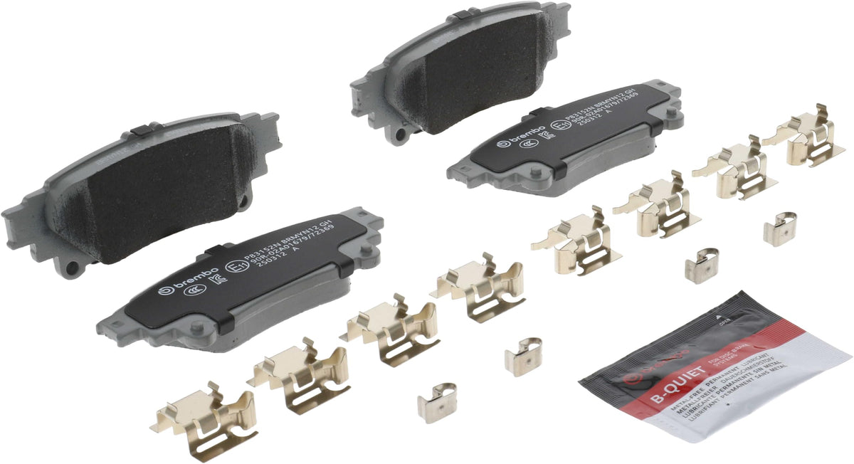 BREMBO P83152N Brembo P83152N Premium Ceramic Rear Disc Brake Pad Set LEXUS/TOYOTA/TOYOTA (GAC) OE# 044660E010