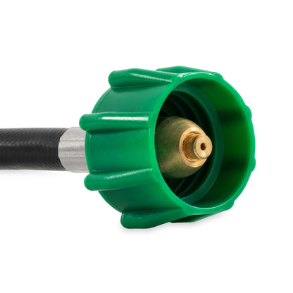 CAMCO 59065 Camco RV 15-Inch Pigtail Propane Hose Connector – Fittings Include an ACME Nut by 1/4" Inverted Male Flare - Features Thermal Protection & Excess Flow Protection - Rated for 200,000 BTUs/Hour (59065)