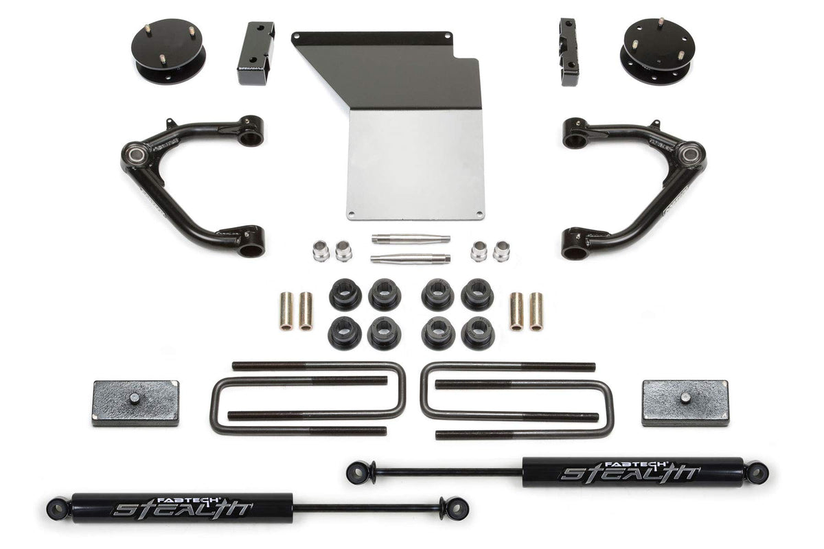 FABTECH K1062M Fabtech K1062M 4in Lift System w/Shocks
