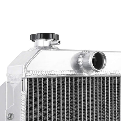 MISHIMOTO MMRAD-TUN-00V2 Mishimoto MMRAD-TUN-00V2 Performance Aluminum Radiator, Compatible With Toyota Tundra 4.7L Automatic, 2000-2006, silver